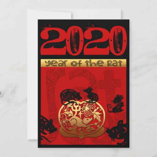 Cute Rat Chinese Year 2020 Zodiac Birthday VInV