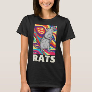 Cute Rat Domestic Rat Rodent Mouse Pet Biology 22 T-Shirt