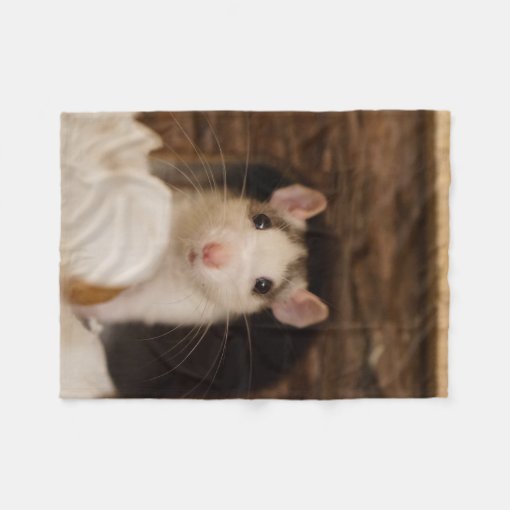 Cute Rat Fleece Blanket Zazzle