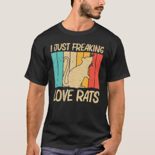 Cute Rat For Men Women Mouse Rat River Rat Pet Ro T-Shirt