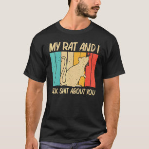 Cute Rat For Men Women Mouse Rat River Rat Pet Ro T-Shirt