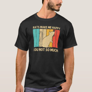 Cute Rat For Men Women Mouse Rat River Rat Pet Rod T-Shirt