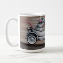 Cute rat in car Fill 'er up! coffee mug