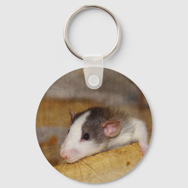 Cute Rat Keychain (Front)