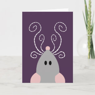 Cute Rat or Mouse Greeting Card