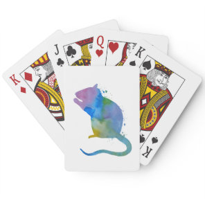 Cute Rat Poker Cards
