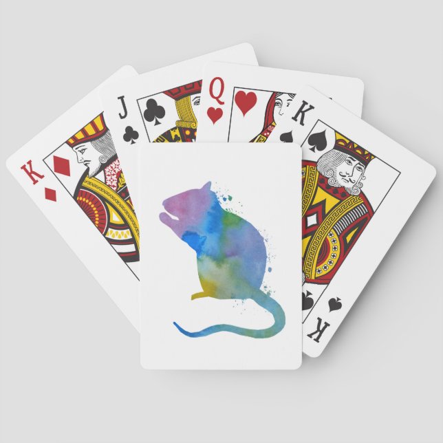 Cute Rat Poker Cards (Back)