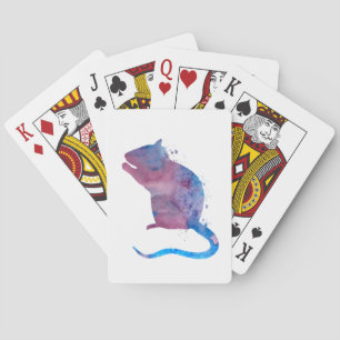 Cute Rat Poker Cards