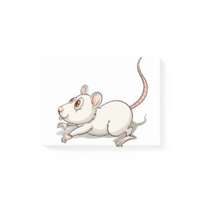Cute rat post-it notes