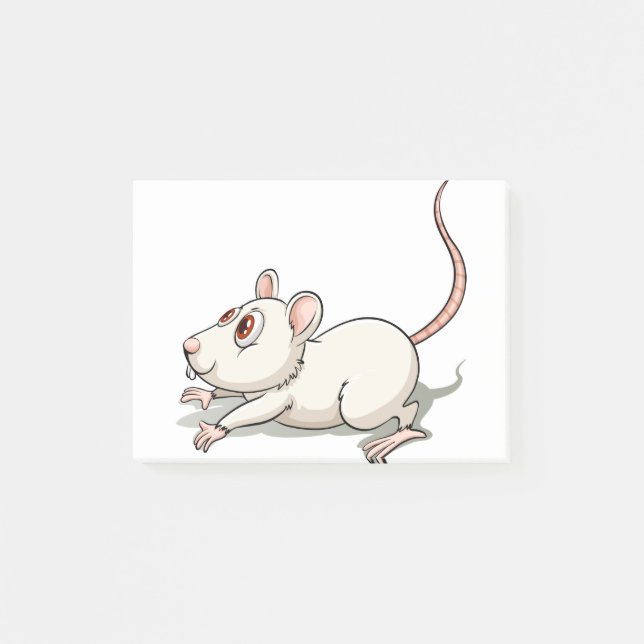 Cute rat post-it notes (Front)
