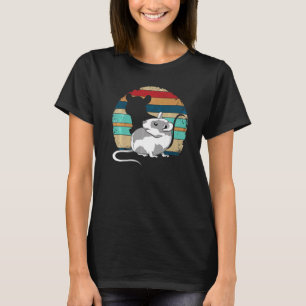 Cute Rat Rodent Animal Pet Owner Retro Rat T-Shirt