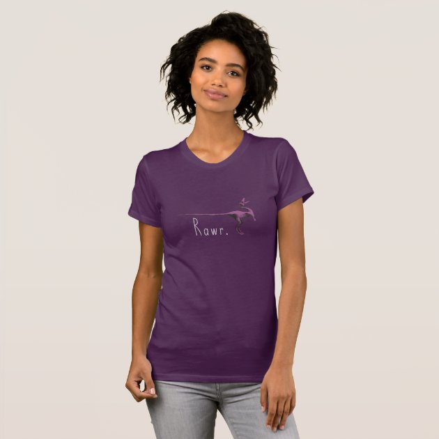 Cute Rawr Pink Dinosaur T-Shirt 