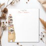 Cute Reading Bear Stacked Books Teacher  Notepad