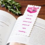  Cute Reading Cartoon Pig Family Bookmark