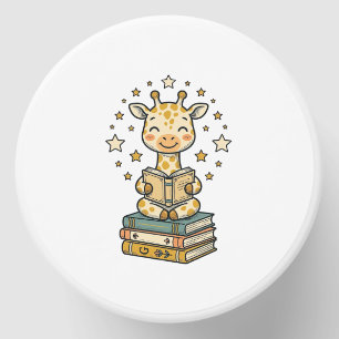 Cute Reading Giraffe Book Lover Vintage Shirt Desi Mini Candle Favors