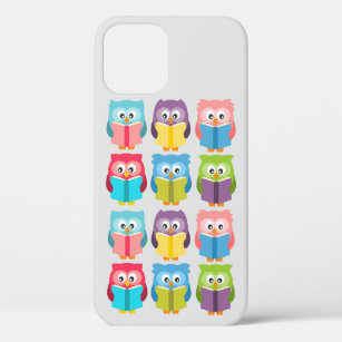 Cute reading owls iPhone 12 case