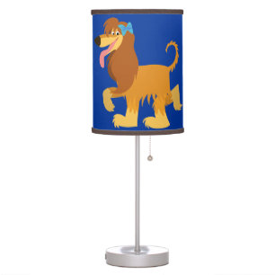 Cute Ready Cartoon Afghan Hound Table Lamp