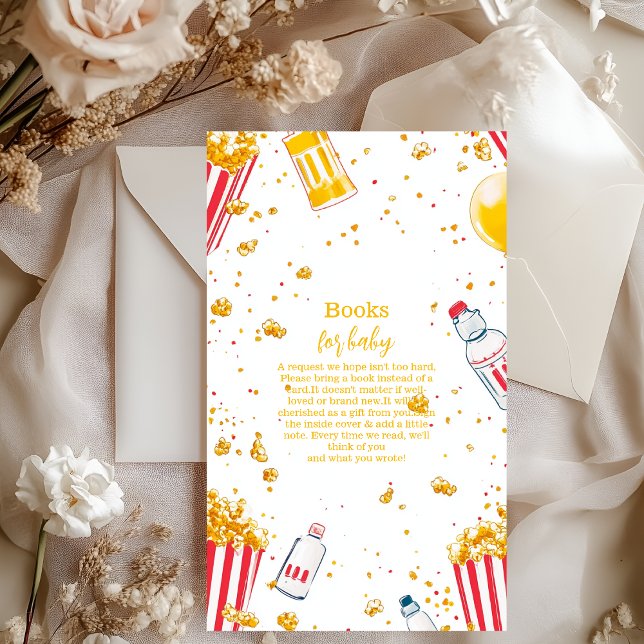 Cute  Ready to Pop Baby Shower Books for Baby Enclosure Card (Creator Uploaded)