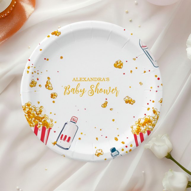 Cute  Ready to Pop Baby Shower Paper Plates (Creator Uploaded)