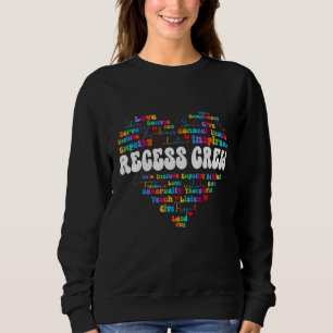 Cute Recess Crew Appreciation Week back to school  Sweatshirt