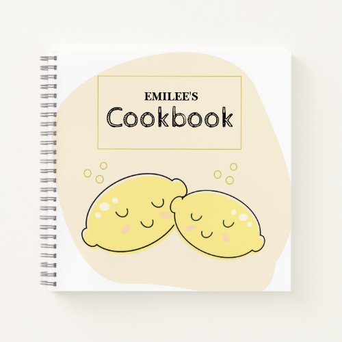 Cute Recipe Book to Write In Lemons