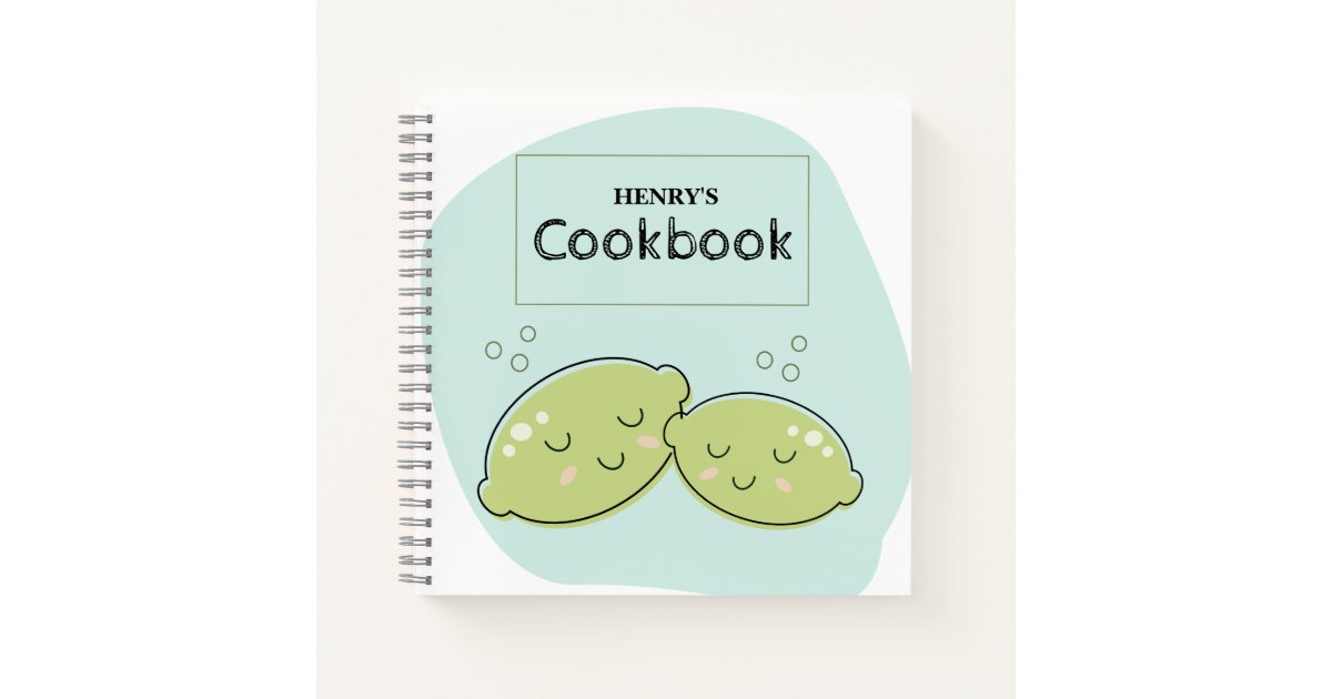 Cute Recipe Book to Write In (Limes)