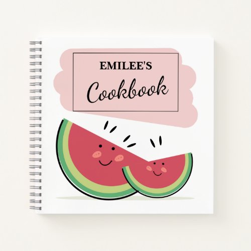 Cute Recipe Book to Write In Watermelons