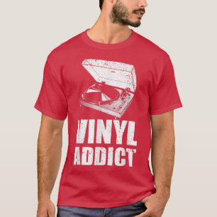 Cute Record Art For Men Women Spindle Music Vinyl T-Shirt