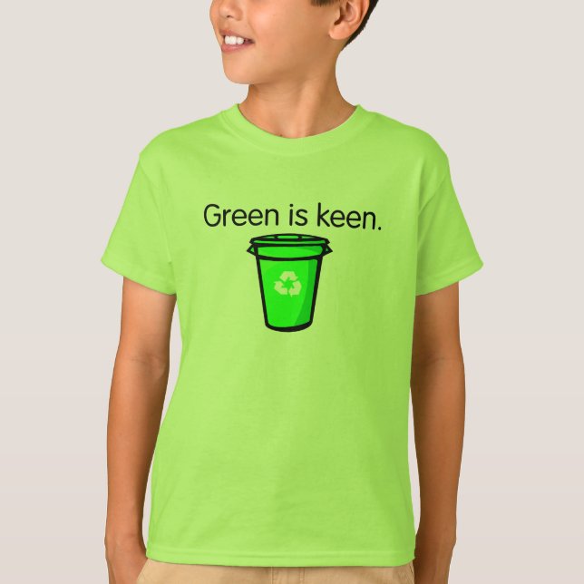 Cute Recycling Shirt for Kids (Front)