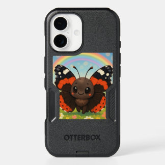 Cute Red Admiral Butterfly Otterbox iPhone 16 Case
