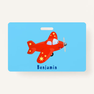 Airplane Name Tags & Badges | Zazzle