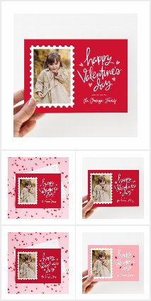 Cute Red and Pink Hearts Valentine's Day