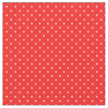 Cute red background and white dots adorable xmas   fabric