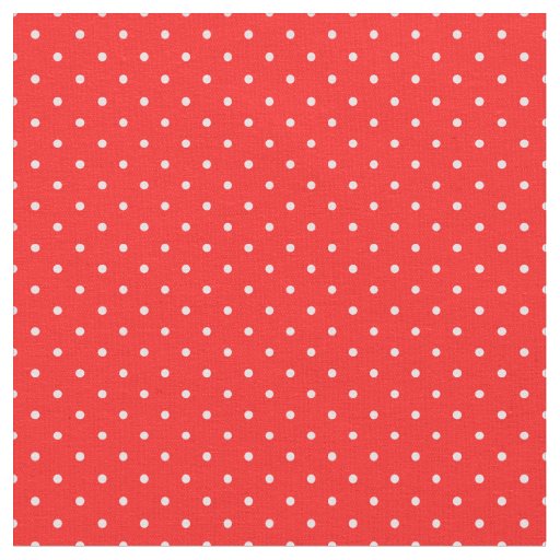 Cute red background and white dots adorable xmas   fabric
