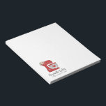 Cute Red Bakery Cake Mixer Notepad<br><div class="desc">A feminine red cake mixer with flowers decorates this bakery notepad. Personalize it with your name and business information. Designed for you by Blackberry Boulevard.</div>