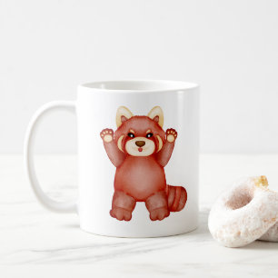 Cute Red Bear Mug – Adorable Teddy Bear Coffee Cu