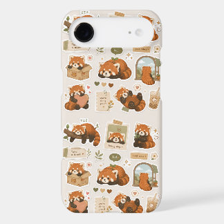 Cute Red Bear Pattern Phone Case – Adorable Bear D