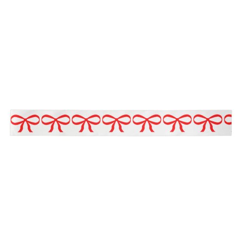Cute Red Bow Wrapping Paper Satin Ribbon