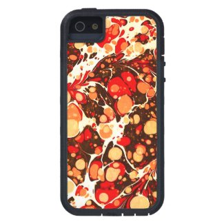 Cute red brown orange abstract stones