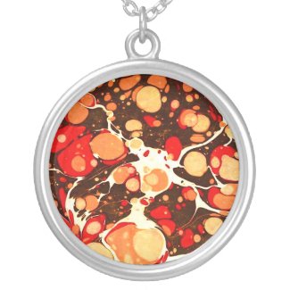 Cute red brown orange abstract stones