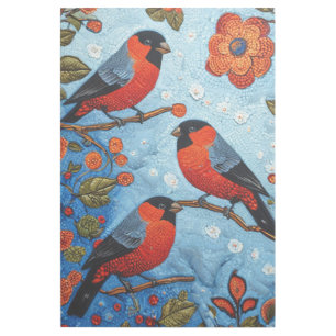 Cute red cardinal birds gallery wrap