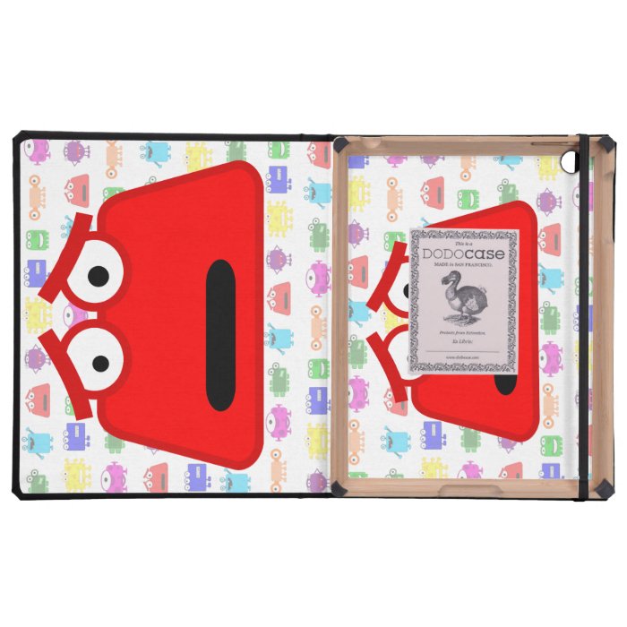 Cute Red Cartoon Monster Case For iPad