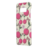 Cute red cherry pattern uncommon samsung galaxy case (Back/Left)