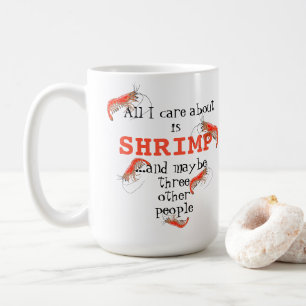 Cute Red Cherry Shrimp Aquarium Pet Lover Unique Coffee Mug