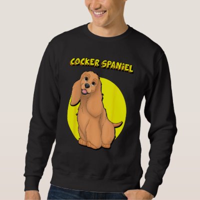 Cute Red Cocker Spaniel Sweatshirt