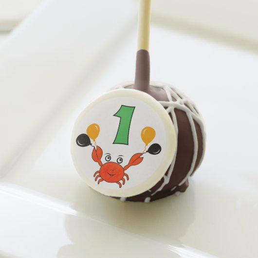 Cute red crabs cake pops (Front Insitu)