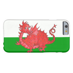 Cute Red Dragon on Green on White iPhone 6 Case