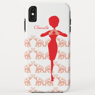Cute red elephant iPhone XS max case