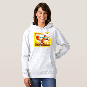 Cute Red Fox in Fall Season Painting. Buy Now Hoodie