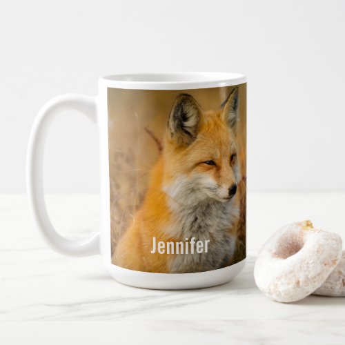 Cute Red Fox Wilderness Nature Photography Coffee Mug